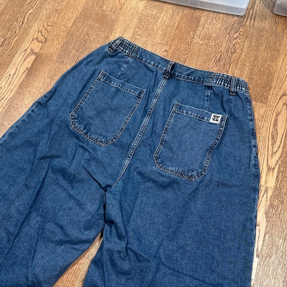 Lucy & Yak NWT Wide-Leg Blue Jeans - Picture 4 of 9